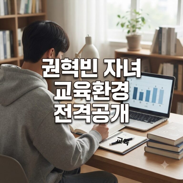 권혁빈 자녀 나이와 학업 환경, 정확히 알고 싶다면