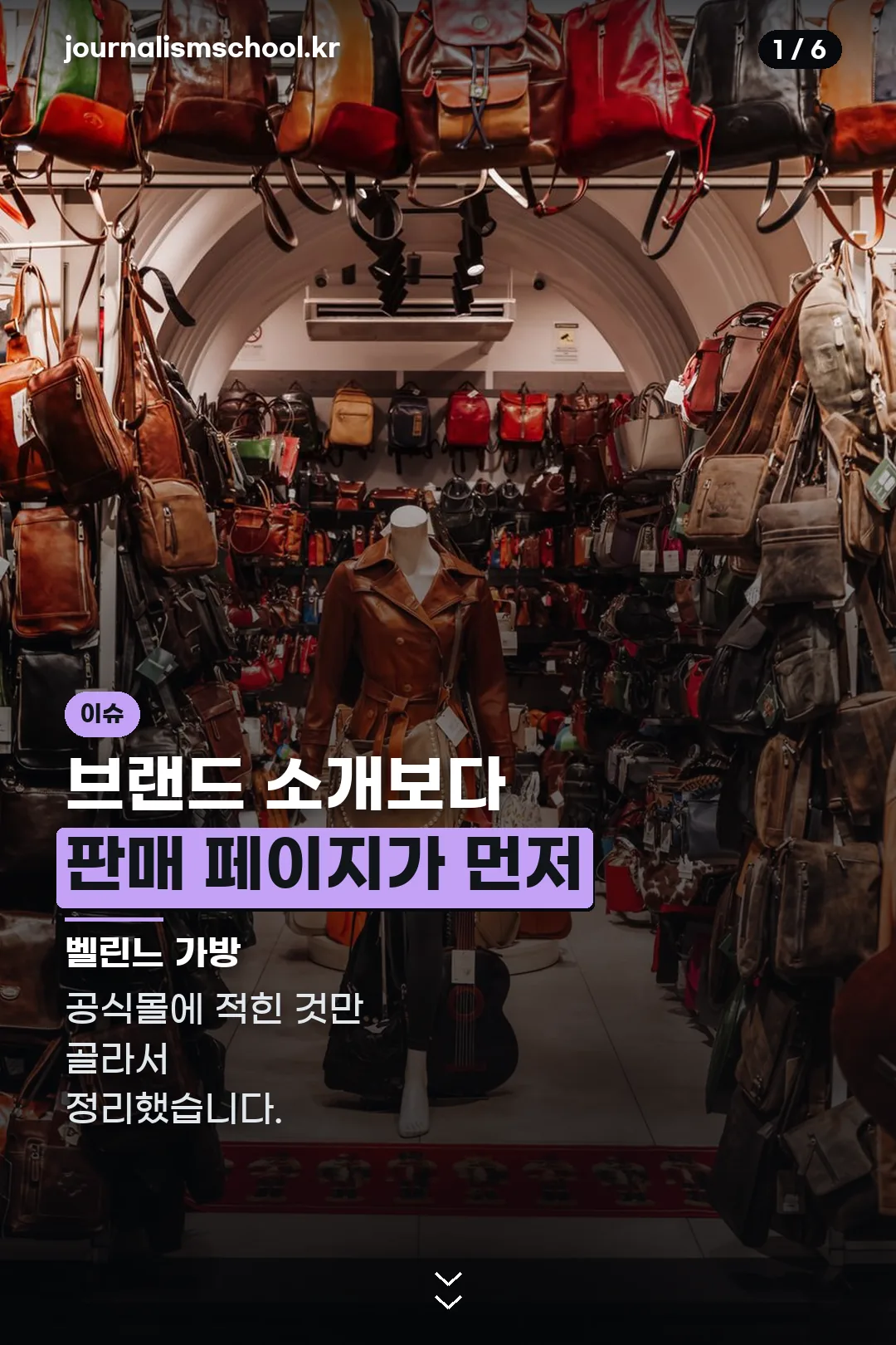 벨린느 가방 표지