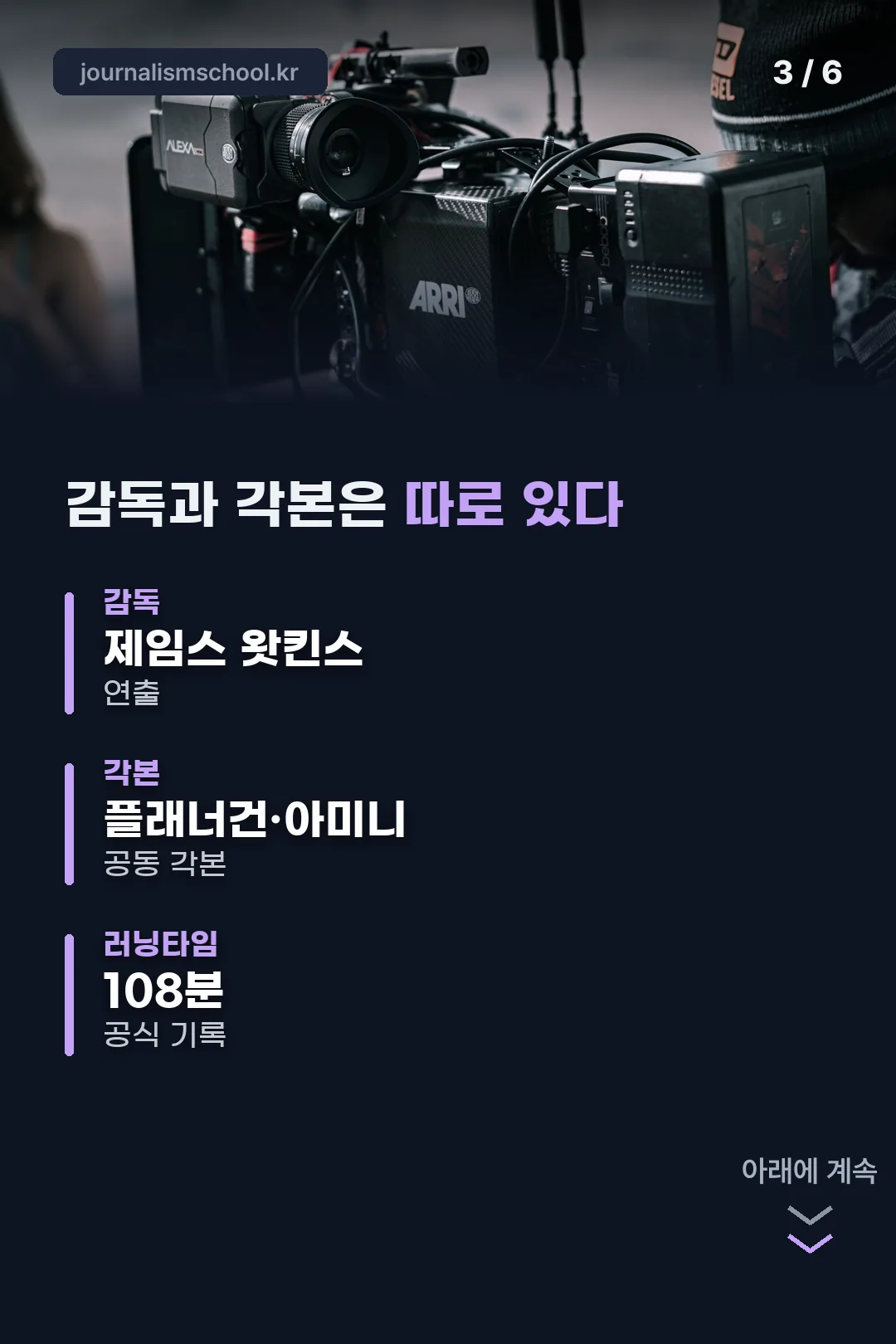 감독 각본 기록