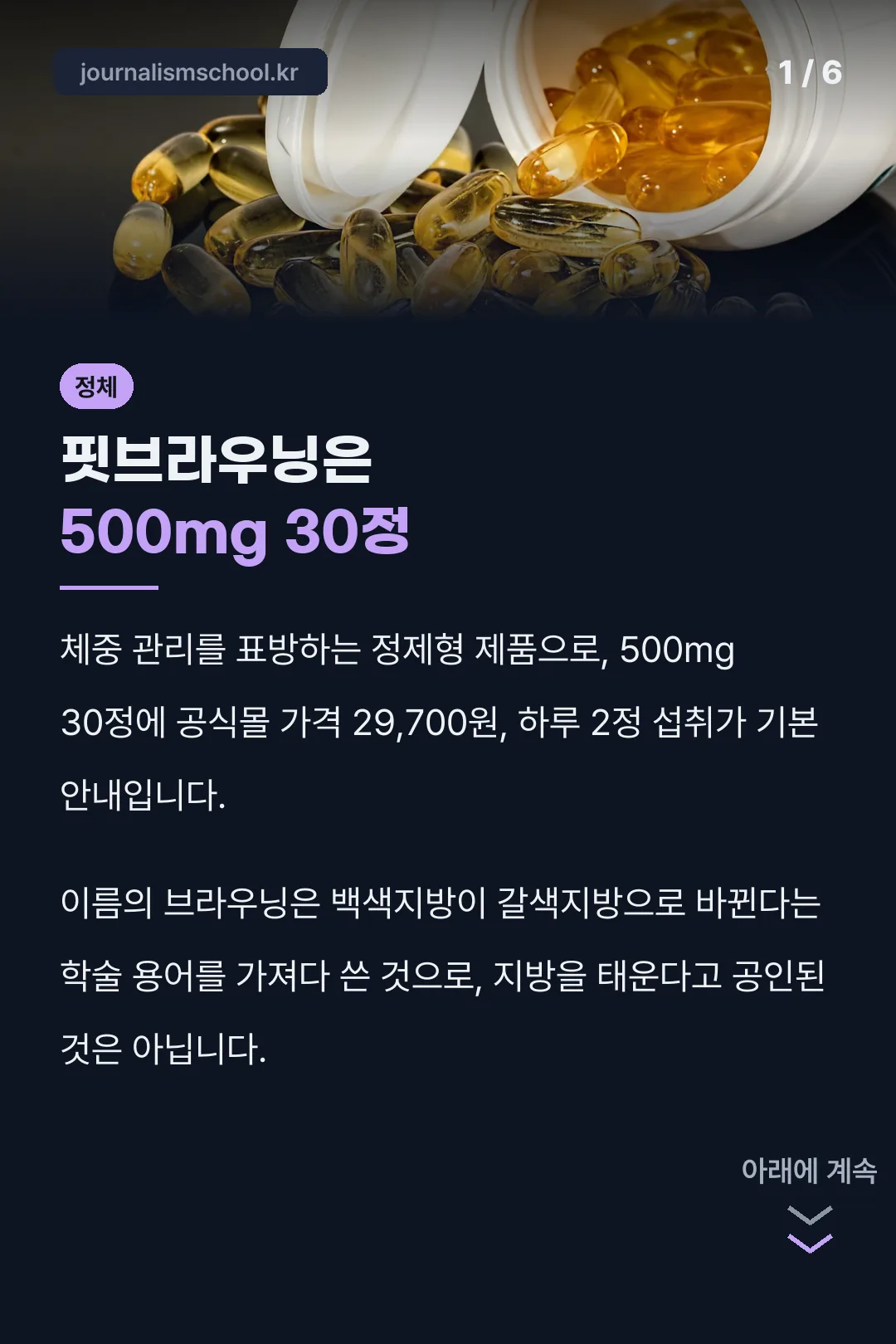 핏브라우닝 제품 정체